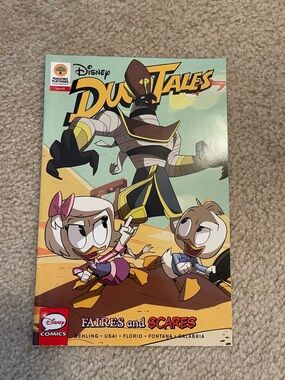Disney DuckTales Comic - Mint Green, Tan, Pink, Blue Accents